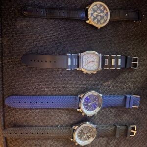 Stylish Men's Watch Collection - Black and Blue